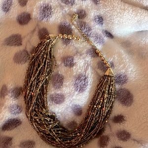 GOLD BEAD NECKLACE